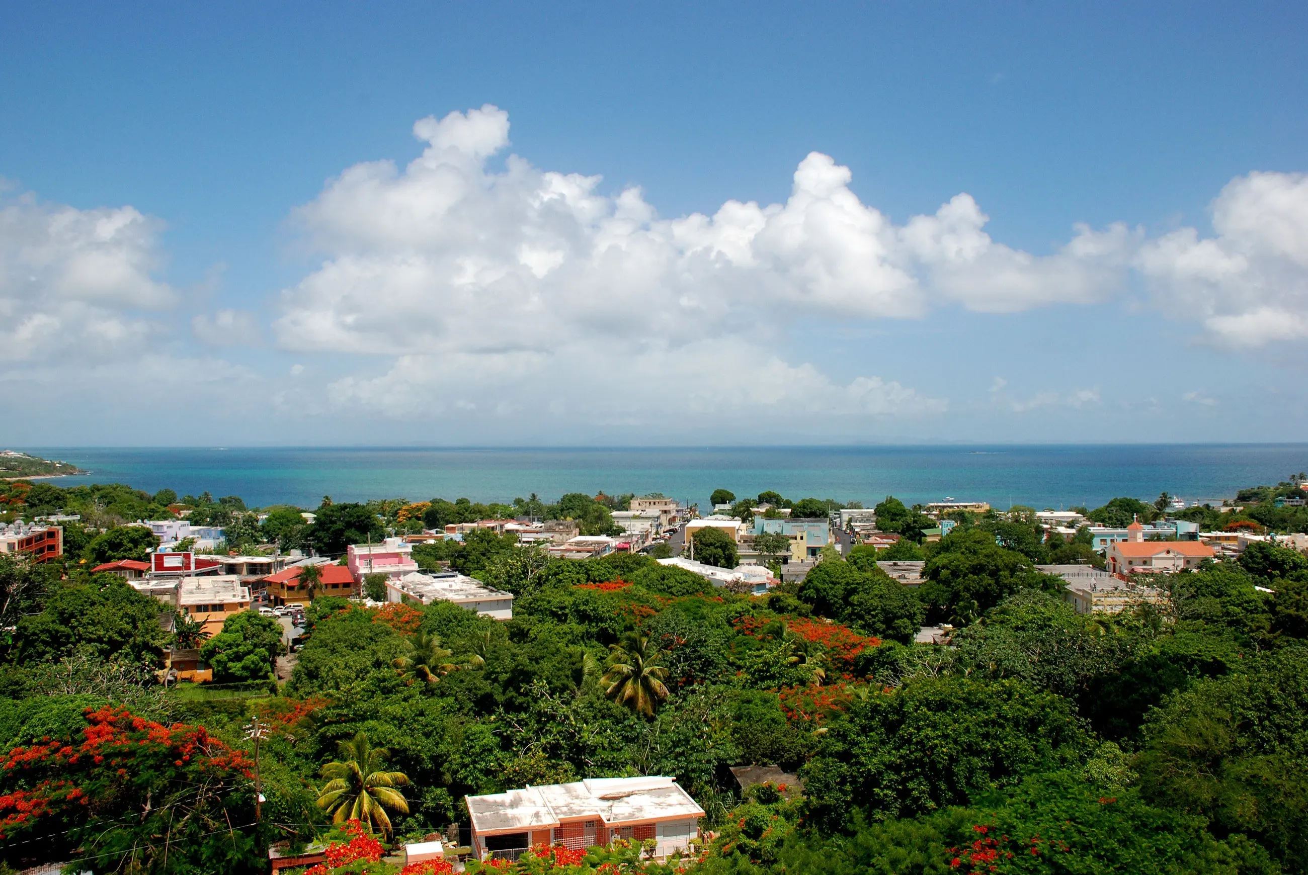 A street in Isabel Segunda, the main town on Vieques